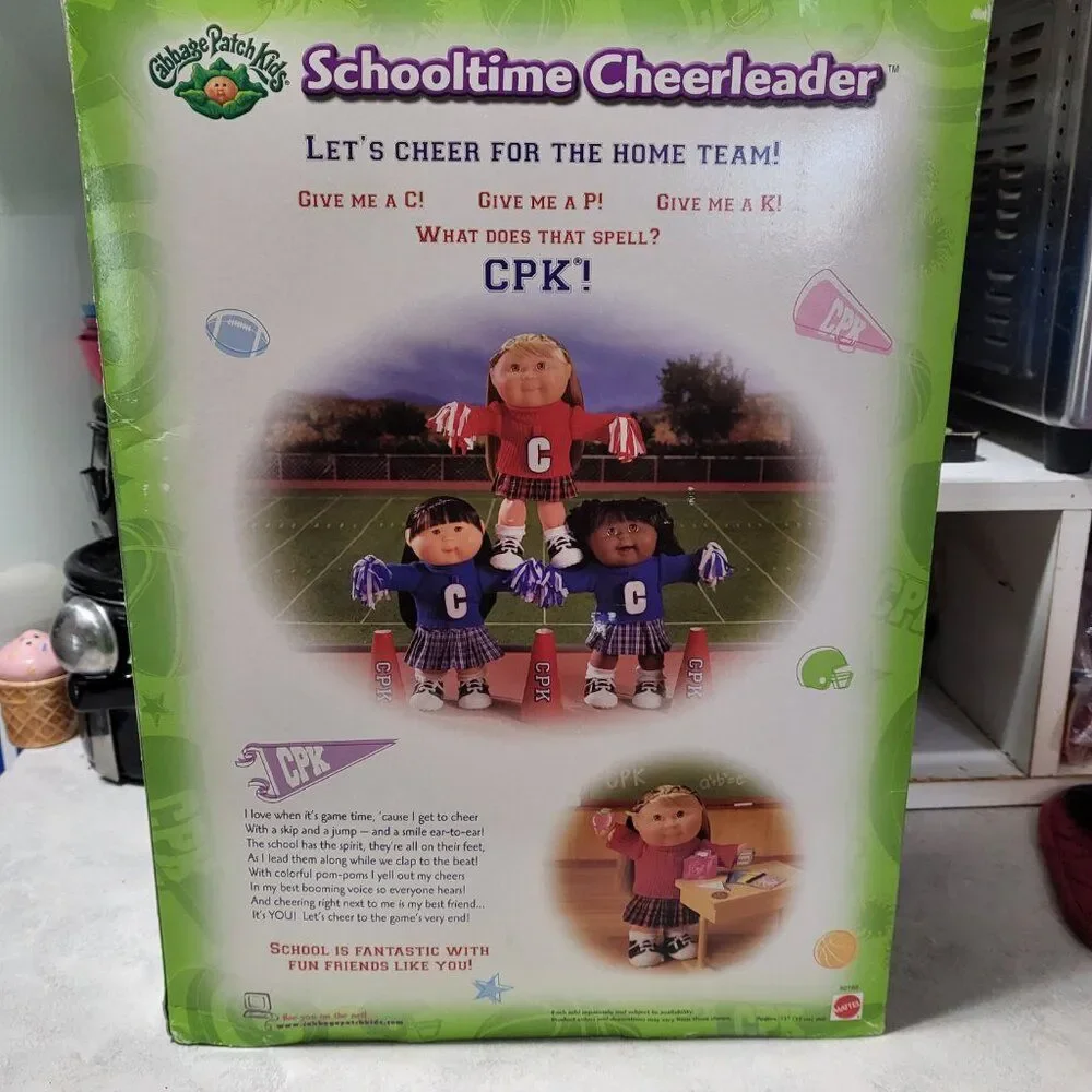 2001 Cabbage Patch Kids Schooltime Cheerleader Alexia Donna doll